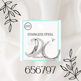 STAINLESS STEEL HOOP EARRINGS