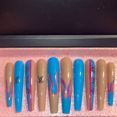ACRYLIC PRESS ON NAILS (S18)
