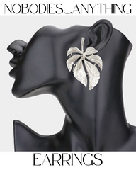 METAL LEAF EARRINGS
