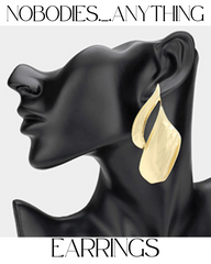 OVERSIZED ABSTRACT METAL EARRINGS