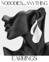 OVERSIZED ABSTRACT METAL EARRINGS