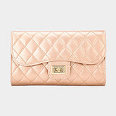 QUILTED FLAP EVENING CLUTCH BAG/ CROSSBODY BAG