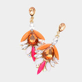 CRYSTAL STATEMENT EARRINGS