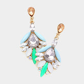 CRYSTAL STATEMENT EARRINGS