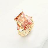 RECTANGLE CRYSTAL STRETCH RING