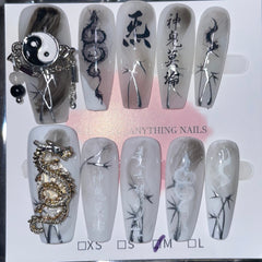 SIZE MEDIUM LONG COFFIN 025