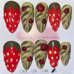 STRAWBERRY LADYBUGS