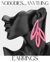 BOLD ABSTRACT GEOMETRIC DROP EARRINGS