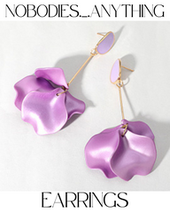 PETAL DROPDOWN DANGLE EARRINGS