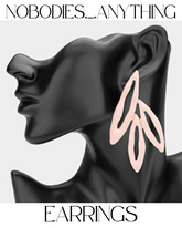 BOLD ABSTRACT GEOMETRIC DROP EARRINGS