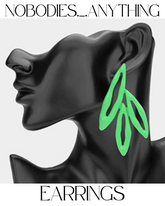 BOLD ABSTRACT GEOMETRIC DROP EARRINGS