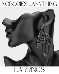 BOLD ABSTRACT GEOMETRIC DROP EARRINGS