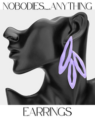 BOLD ABSTRACT GEOMETRIC DROP EARRINGS
