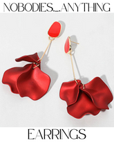 PETAL DROPDOWN DANGLE EARRINGS