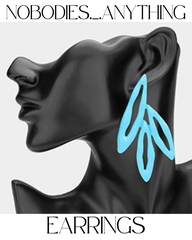 BOLD ABSTRACT GEOMETRIC DROP EARRINGS