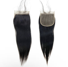 (4X4) SILKY STRAIGHT HD LACE CLOSURE
