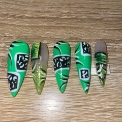 GREEN & BLACK LEOPARD