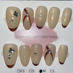 MED/ SHORT ALMOND 078
