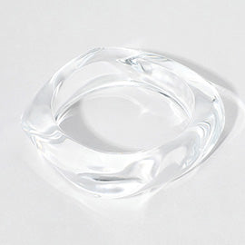 CELLUOID ACETATE CHUNKY BANGLE BRACELET