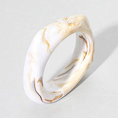 CELLUOID ACETATE CHUNKY BANGLE BRACELET