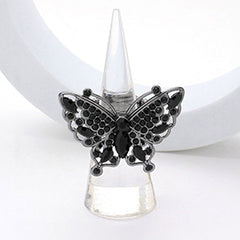 MARQUISE STONE POINTED BUTTERFLY STRETCH RING