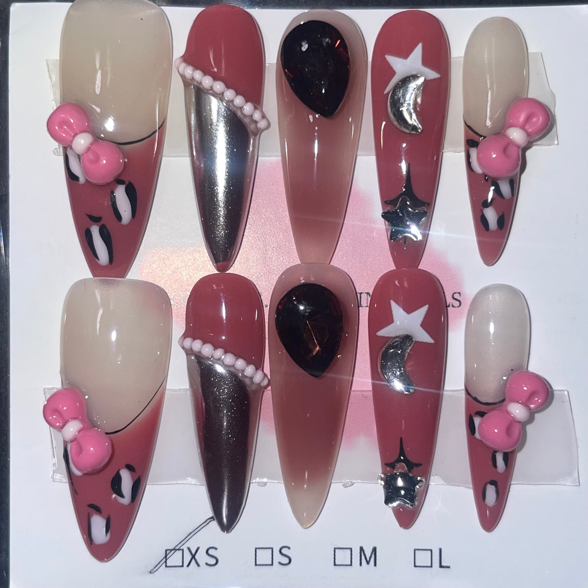 SIZE XSMALL MED STILETTO 024