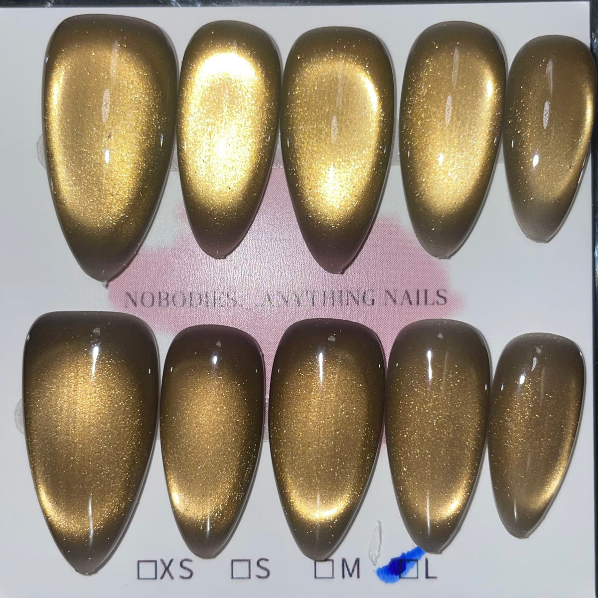 SIZE LARGE MED ALMOND 162