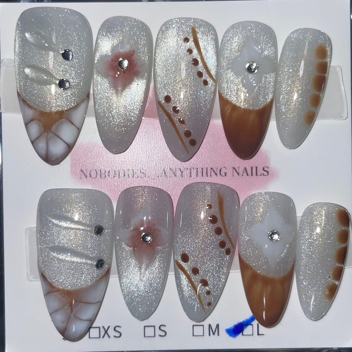 SIZE LARGE MED ALMOND 161