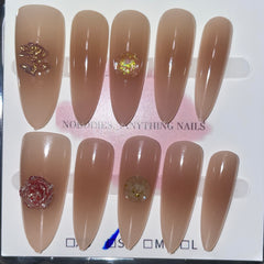 SIZE SMALL LONG ALMOND 005