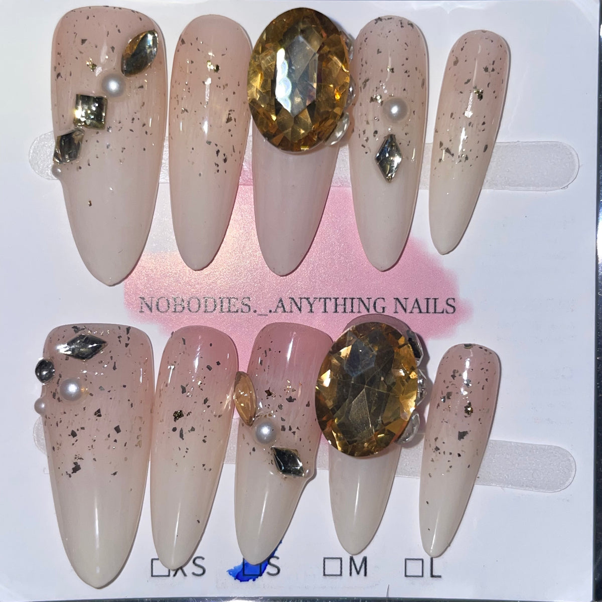 SIZE SMALL LONG ALMOND 002