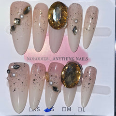 SIZE SMALL LONG ALMOND 002