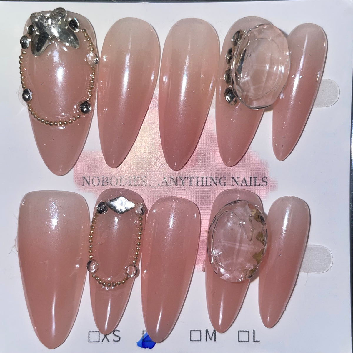 SIZE SMALL LONG ALMOND 004