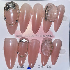 SIZE SMALL LONG ALMOND 004
