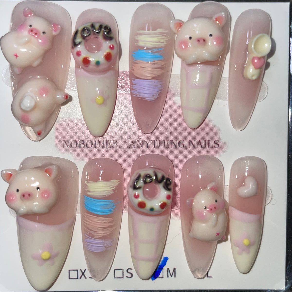 SIZE MEDIUM LONG ALMOND 074