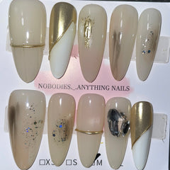 SIZE MEDIUM LONG ALMOND 013