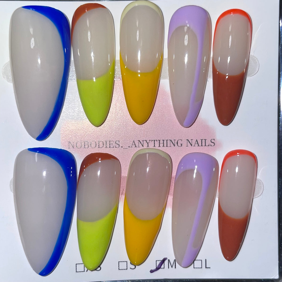 SIZE MEDIUM LONG ALMOND 023