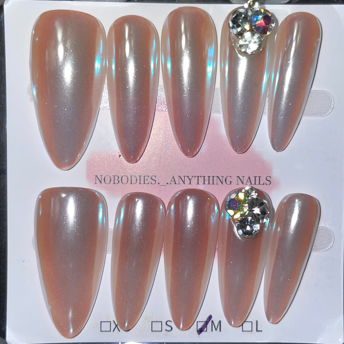 SIZE MEDIUM LONG ALMOND 027