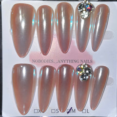 SIZE MEDIUM LONG ALMOND 027