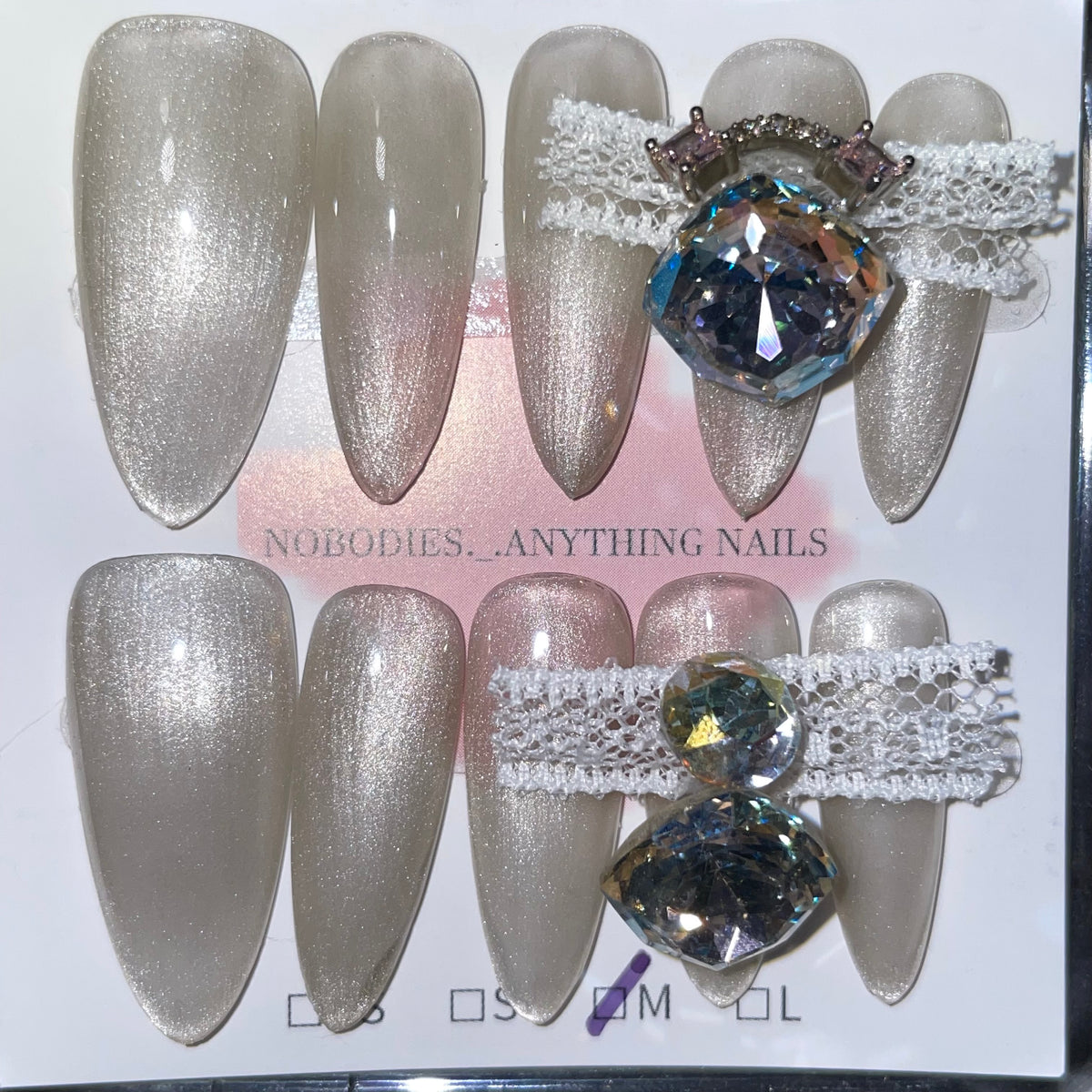 SIZE MEDIUM LONG ALMOND 003