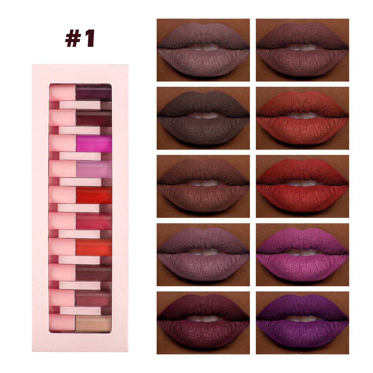 10 PCS LIP GLOSS SET