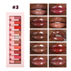 10 PCS LIP GLOSS SET
