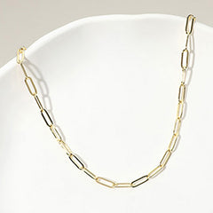 PAPERCLIP CHAIN NECKLACE