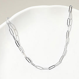 PAPERCLIP CHAIN NECKLACE